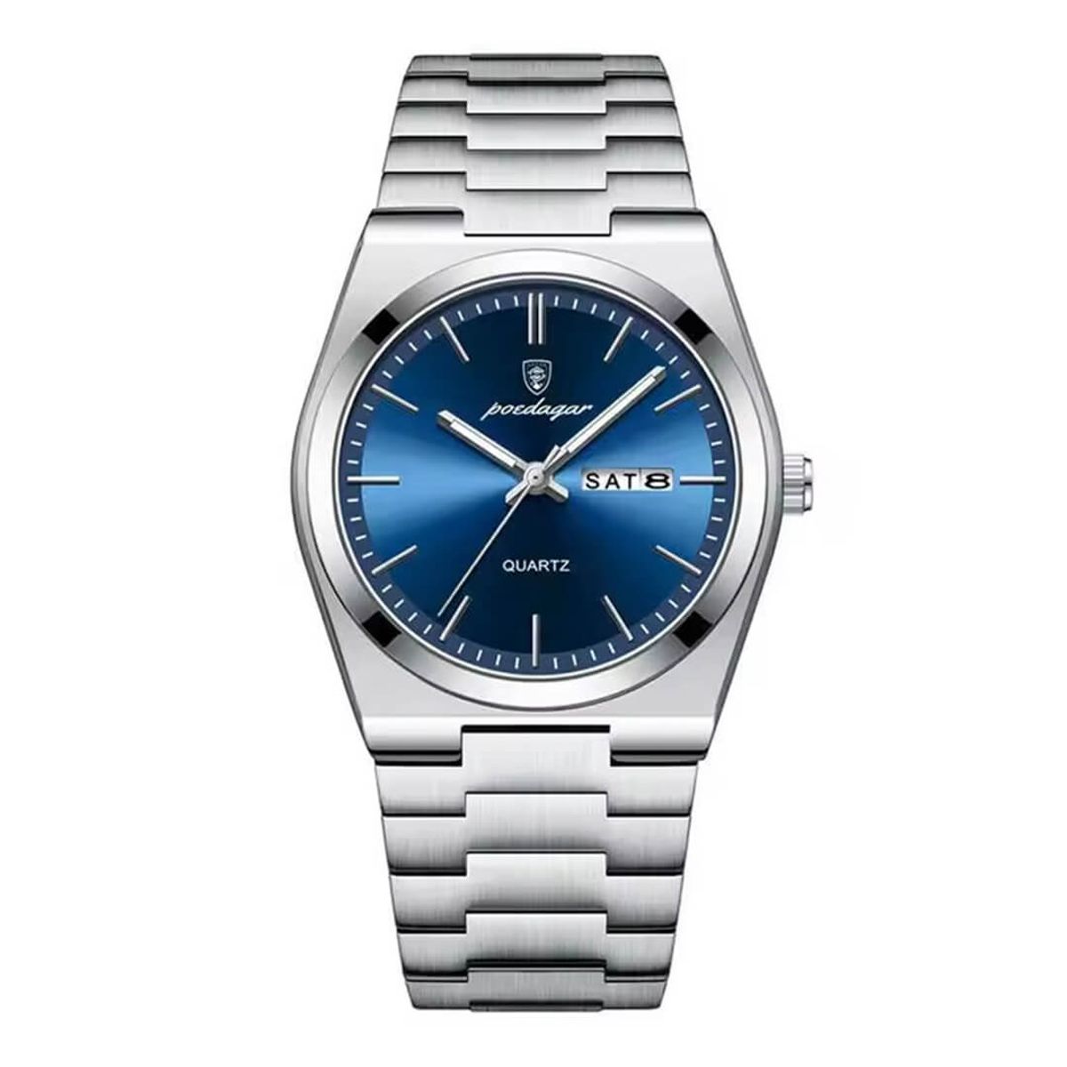 GENERICO - Reloj Hombre Poedagar Acero Plata POE-11