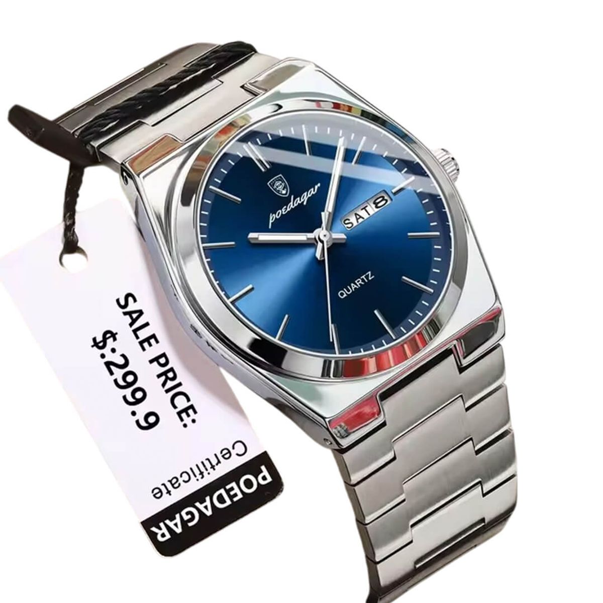 GENERICO - Reloj Hombre Poedagar Acero Plata POE-11