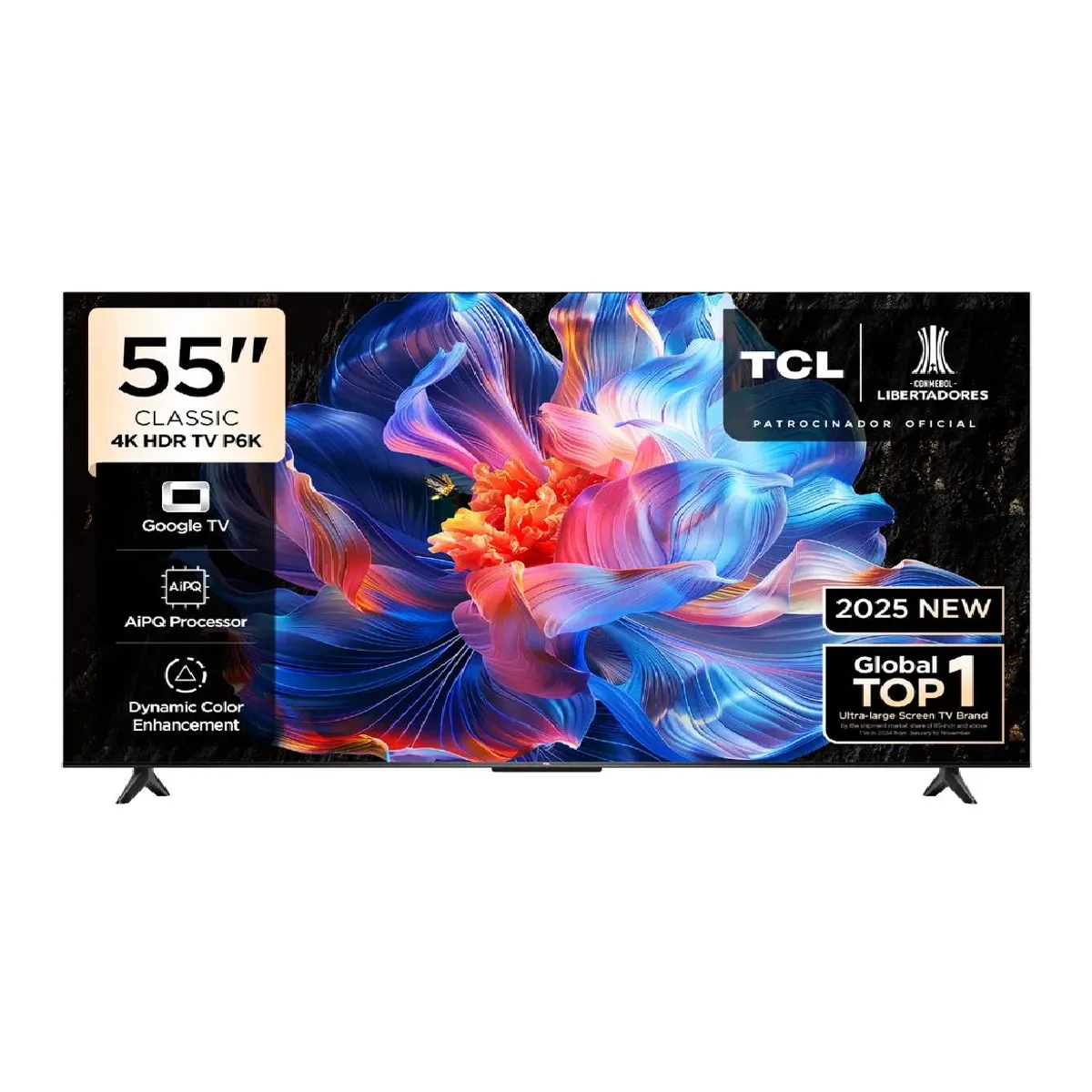 TCL - Televisor TCL 55 4K Ultra HD Smart TV - Modelo 55P6K