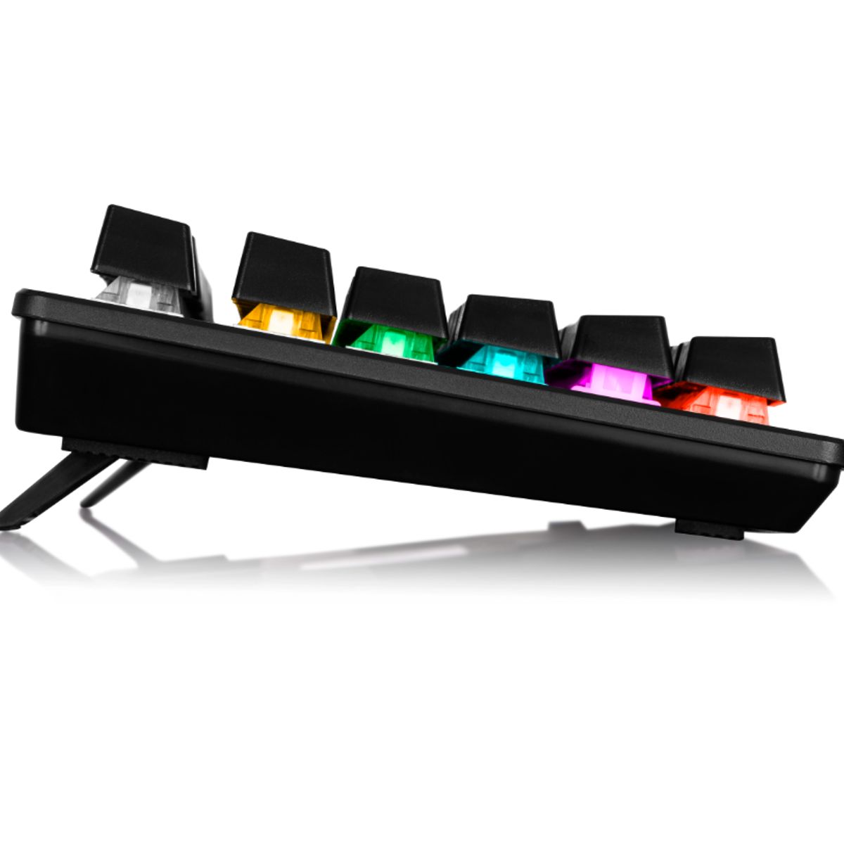 ENKORE - Teclado Mecanico Negro ENKORE 1001 Gamer RAINBOWT RGB USB