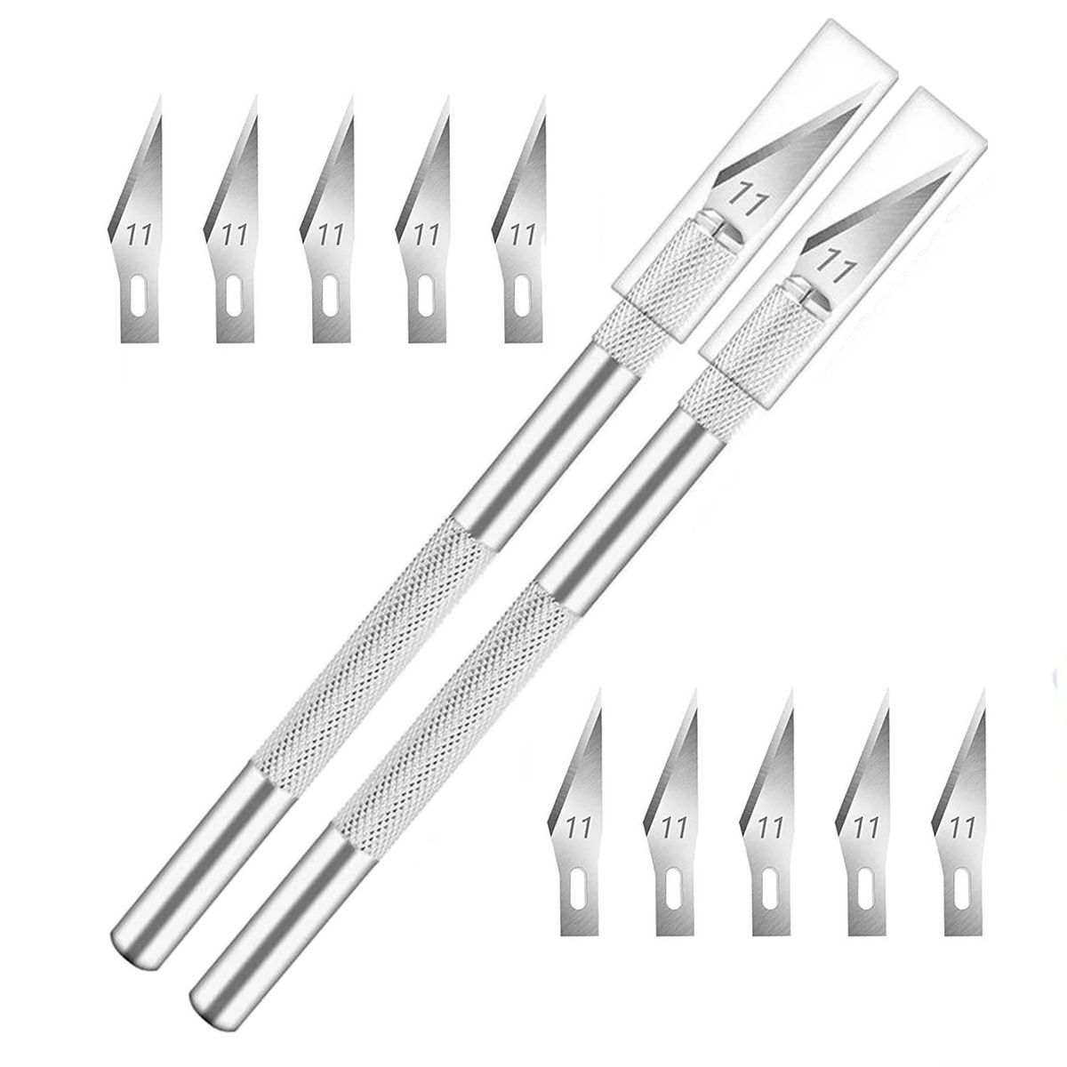 GENERICO - Cuchilla bisturi escalpelo de precisión / 2 kit