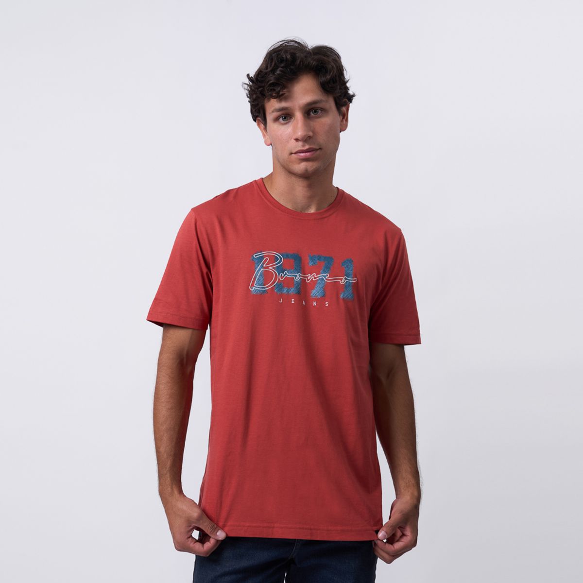 BRONCO - POLO AP251971 DENIM JERSEY