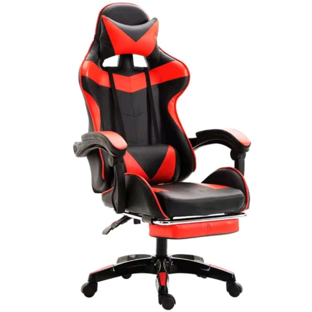 GENERICO - Silla Gamer Pro Ergonomica Reclinable con Posapies y Cojin
