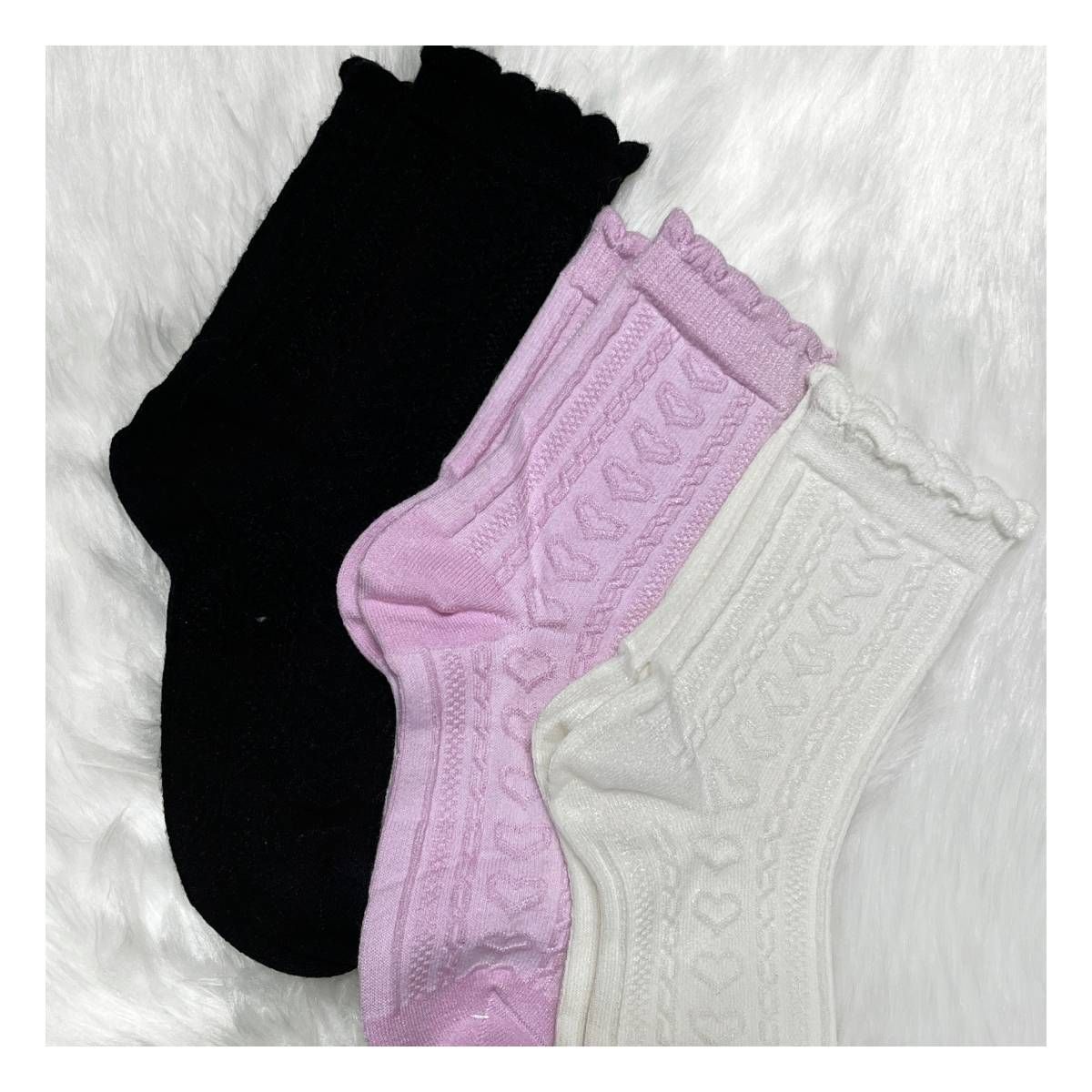 RYBIU IMPORT - Medias Largas Mujer Pack 3 Colores R