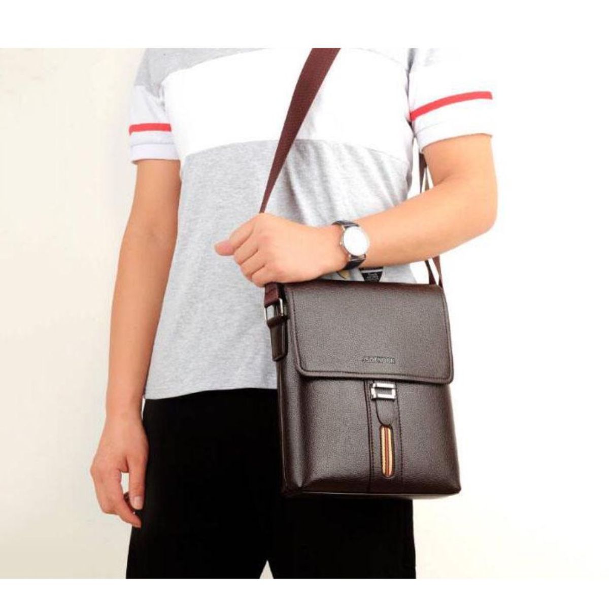 GENERICO - Bandolera de Hombro Man Moda Británica