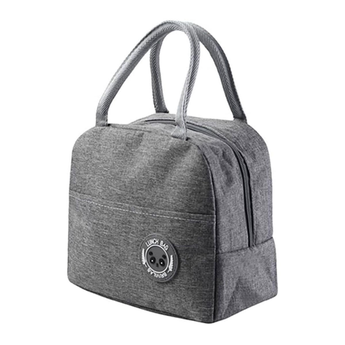 GENERICO - Pack2 Lonchera Termica para Niños Plomo Y+Papel de Regalo