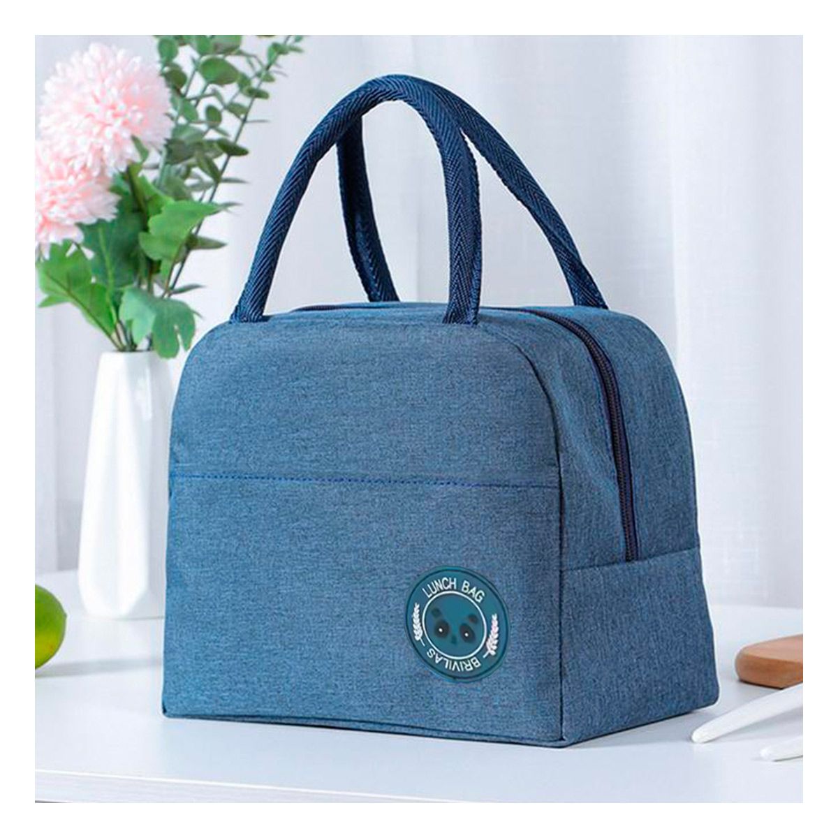 GENERICO - Pack6 Porta Alimento Termico para Colegio en Color Azul