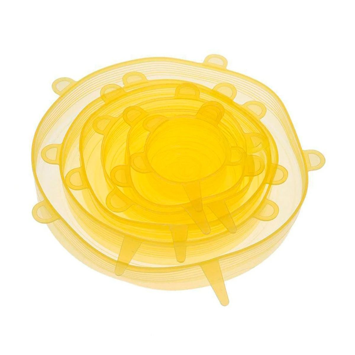 GENERICO - Pack6 Set de 6 Tapas Eficaces en Amarillo