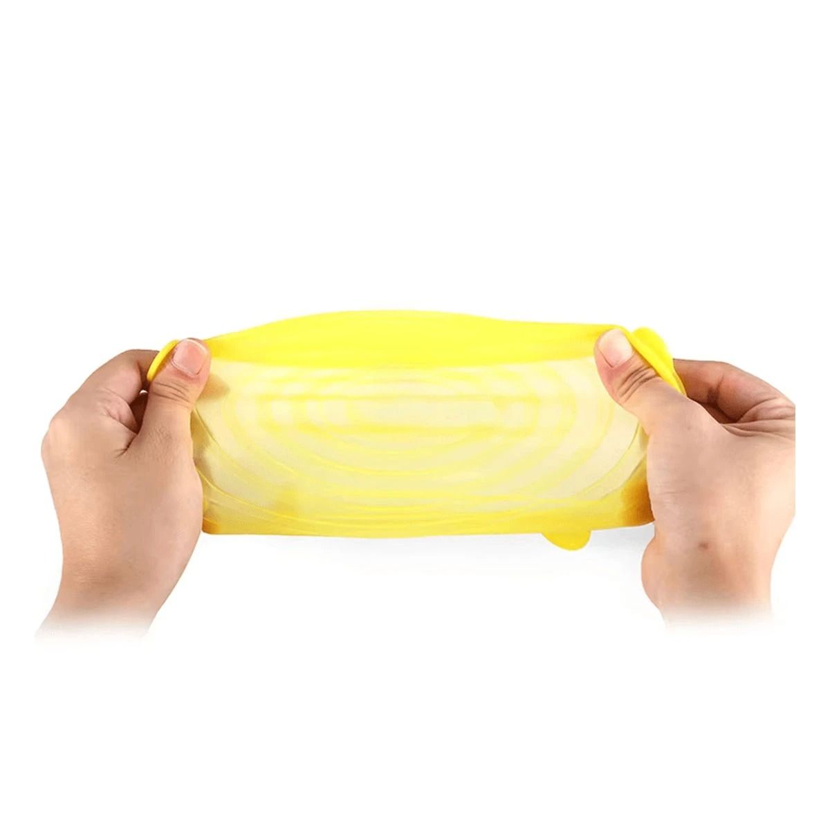 GENERICO - Pack6 Set para Tapar Utensilios Amarillo Y+Regalo Agendita