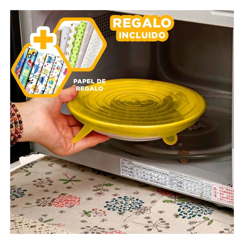 GENERICO - Pack12 Cobertores Utiles de Color Amarillo Y+Papel de Regalo