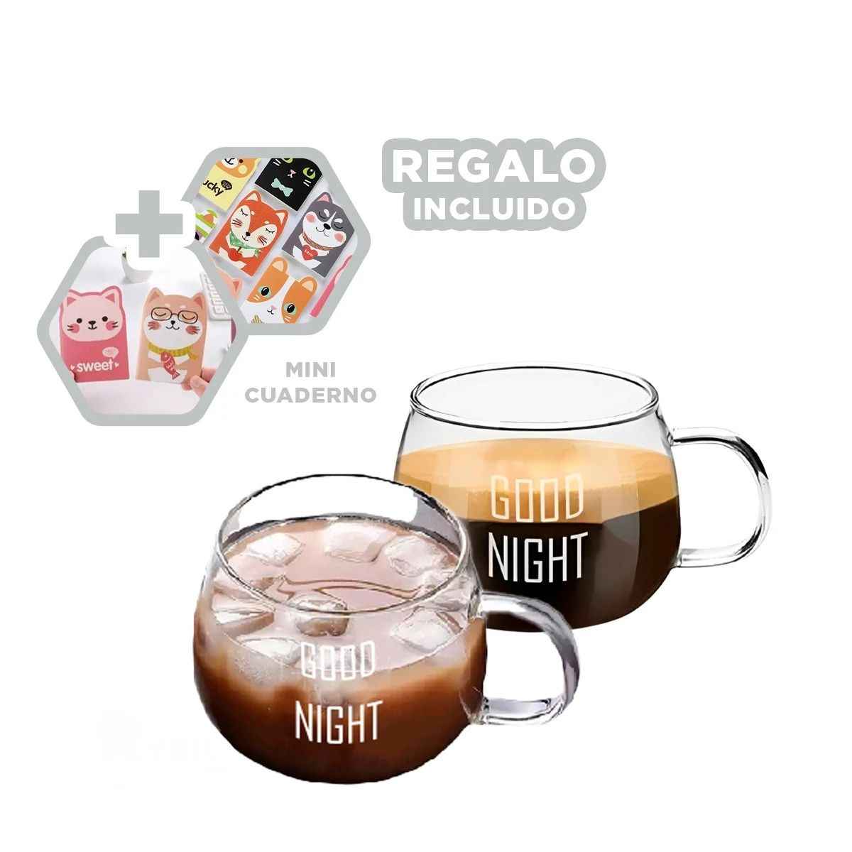 GENERICO - Taza Dinamica Versatil Good Night Y+Regalo Agendita