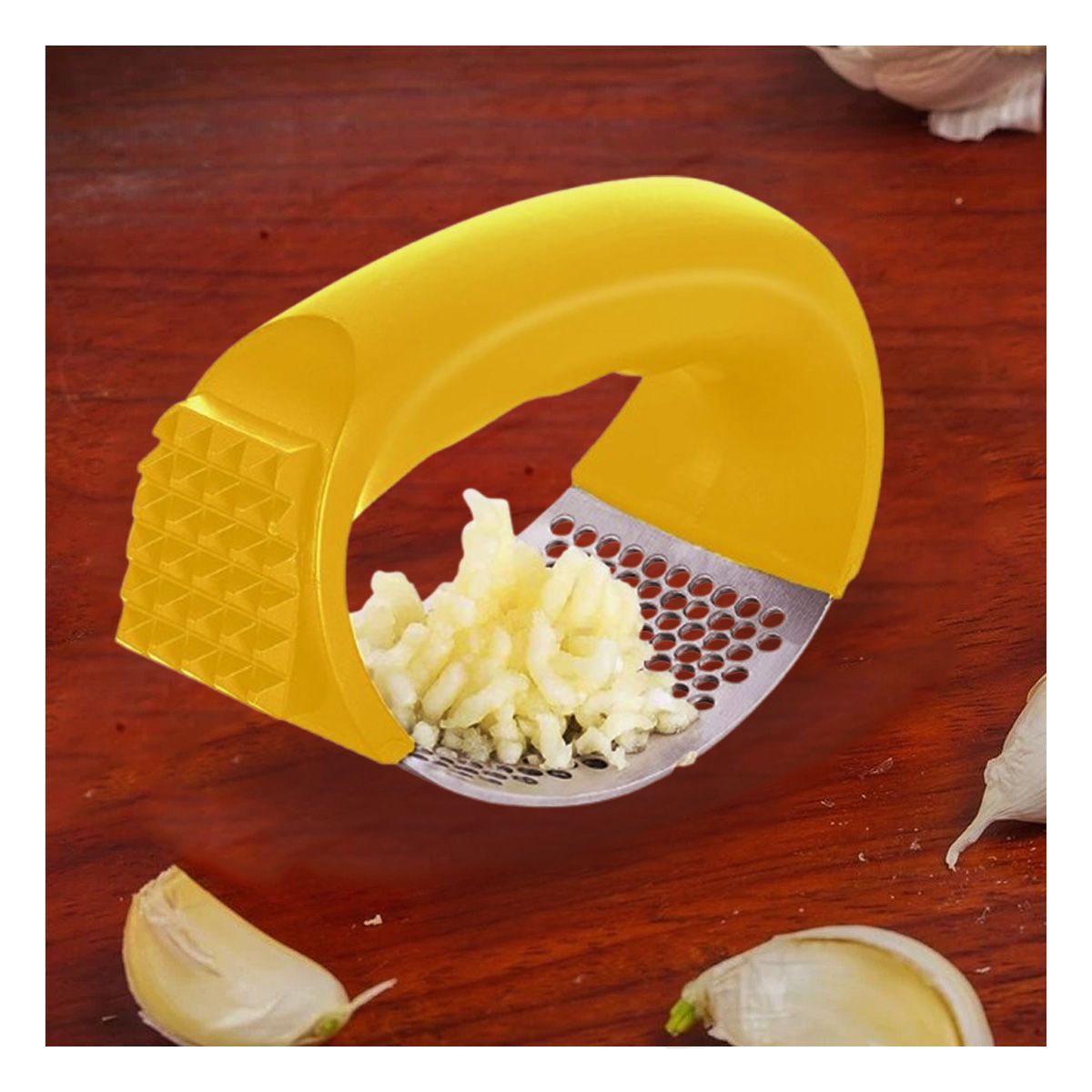 GENERICO - Pack4 Molinillo de Cocina Amarillo Y+Ligas de Regalo