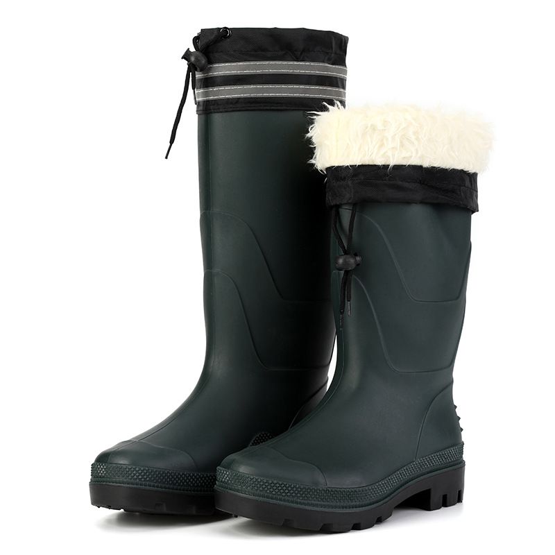 BLWOENS - Botas de temporada de lluvias para hombres - Verde