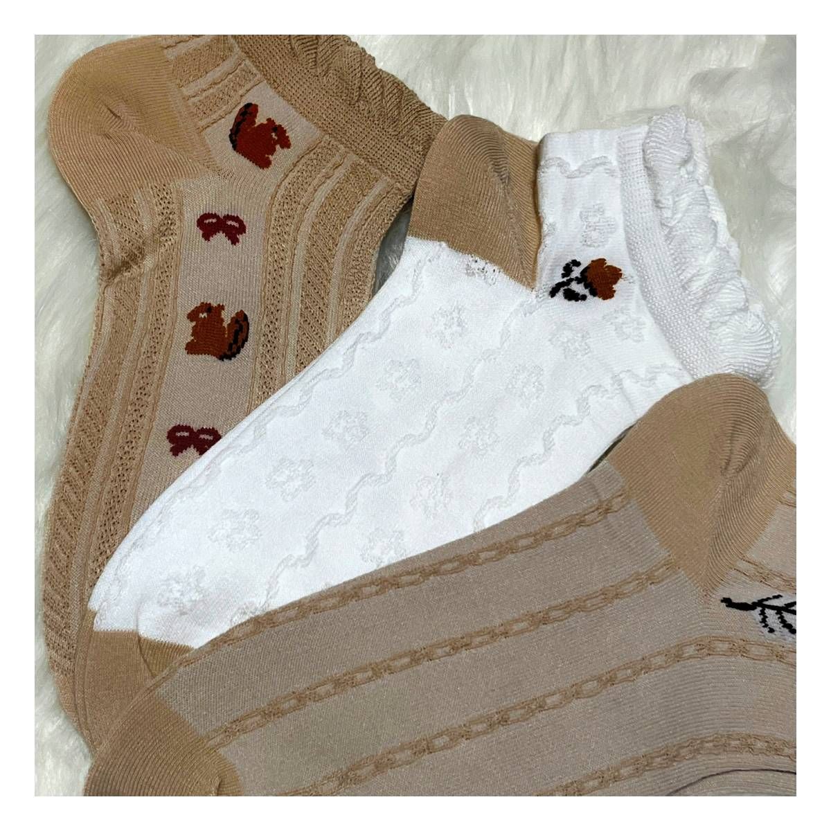 RYBIU IMPORT - Medias Taloneras Rybiu Pack x3 Mujer