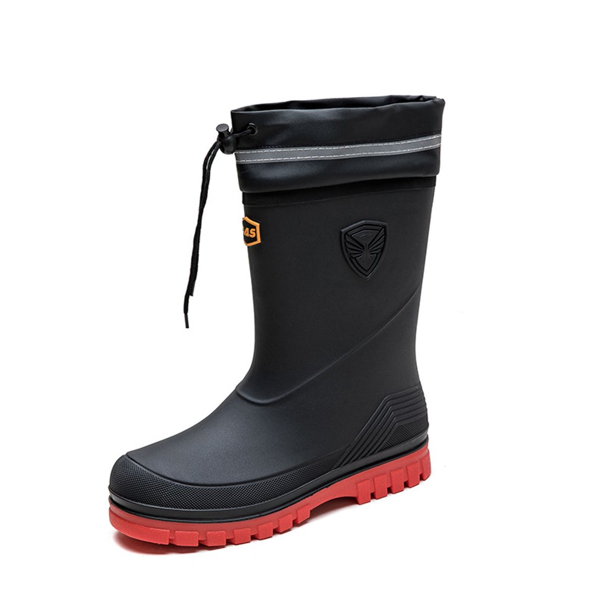 BLWOENS - Botas de temporada de lluvias para hombres - Rojo