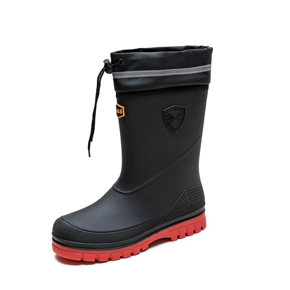 BLWOENS - Botas de temporada de lluvias para hombres - Rojo