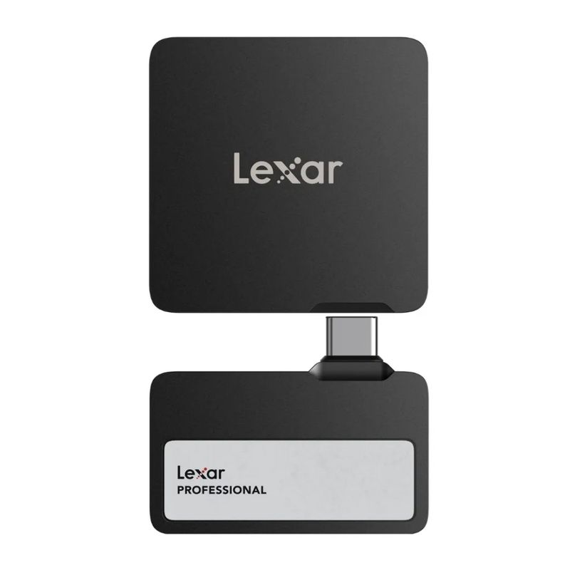 LEXAR - Disco Sólido Lexar Professional Go 1Tb Ssd Portátil Con Hub Negro Alta Velocidad Y Gran