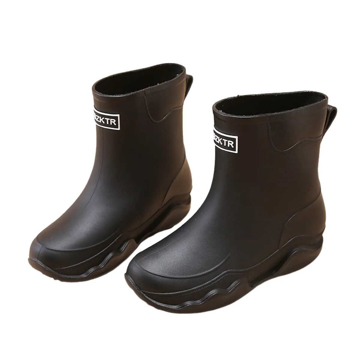 BLWOENS - Botas de temporada de lluvias para mujeres - Negro