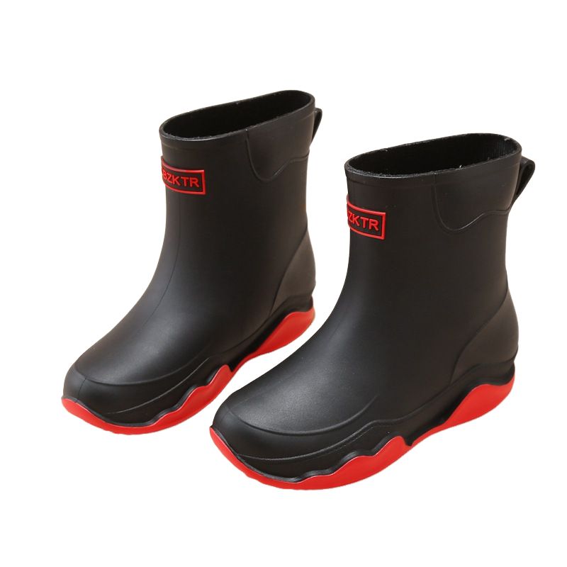 BLWOENS - Botas de temporada de lluvias para mujeres - Rojo