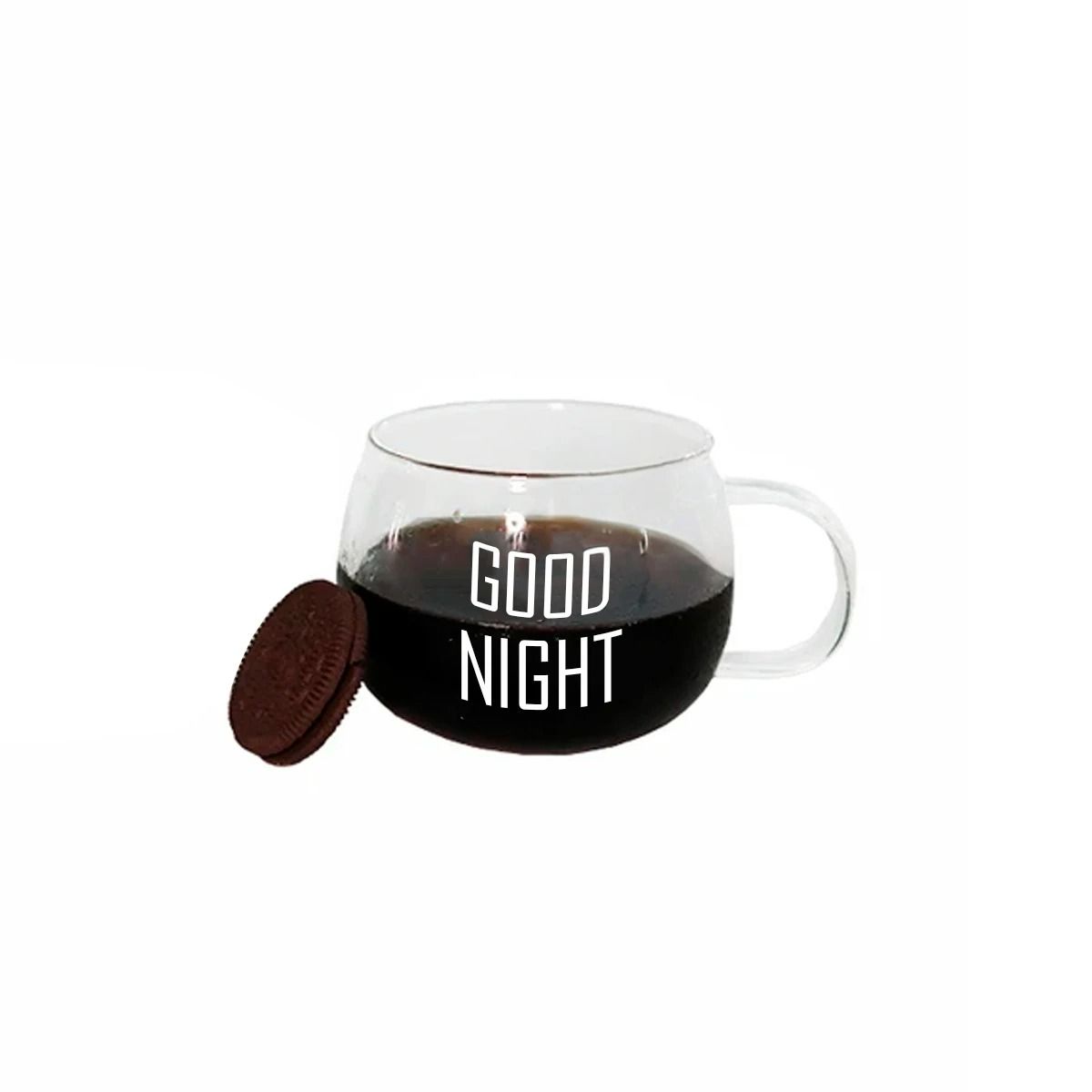 GENERICO - Pack2 Taza para Desayuno Good Night Y+Regalo Stickers