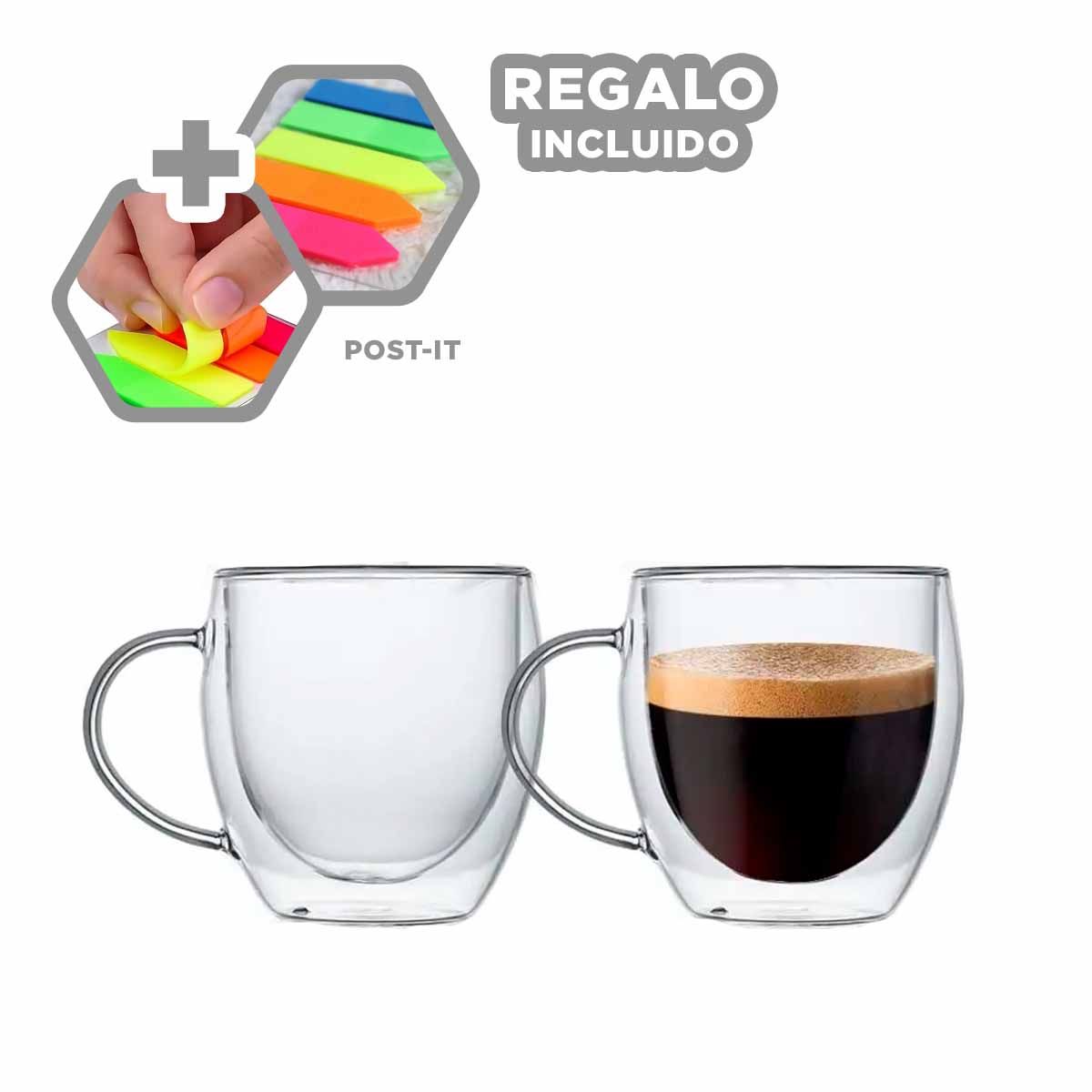 GENERICO - Pack12 Copa para Expreso Asa Circular Y+Banderitas Adhesivas