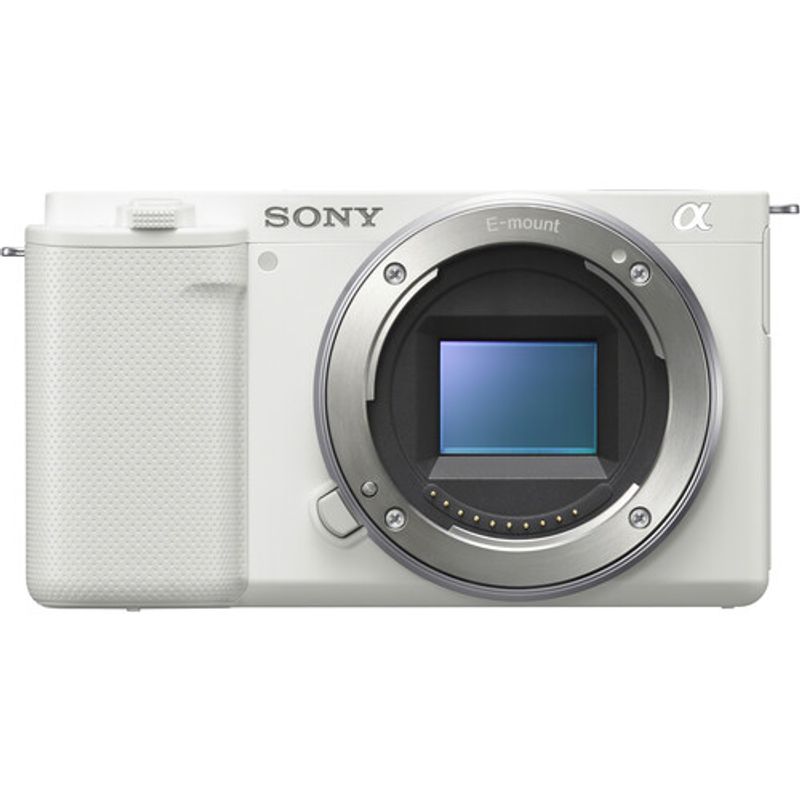 SONY - Sony ZV-E10 Sin Espejo Cámara Solo Cuerpo - Blanco