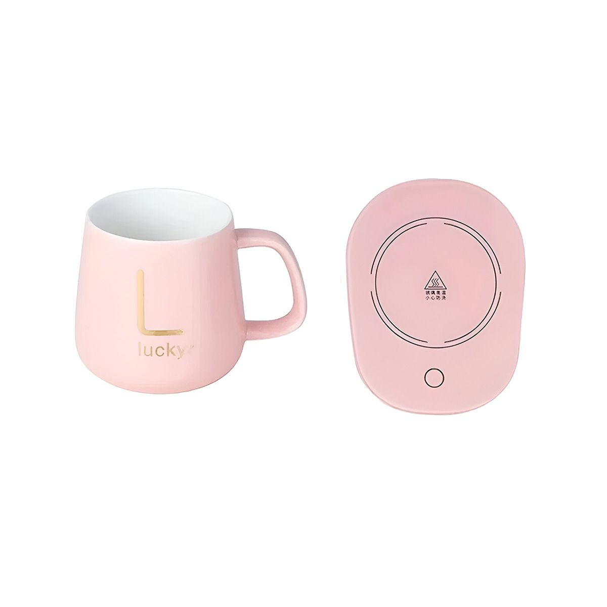 GENERICO - Pack12 Envase Caldero con Pocillo para Taza en Tono Rosado