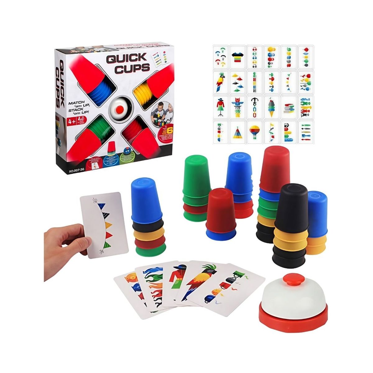GENERICO - Juego de Mesa Interactivo Vasos Apilables Rápidos