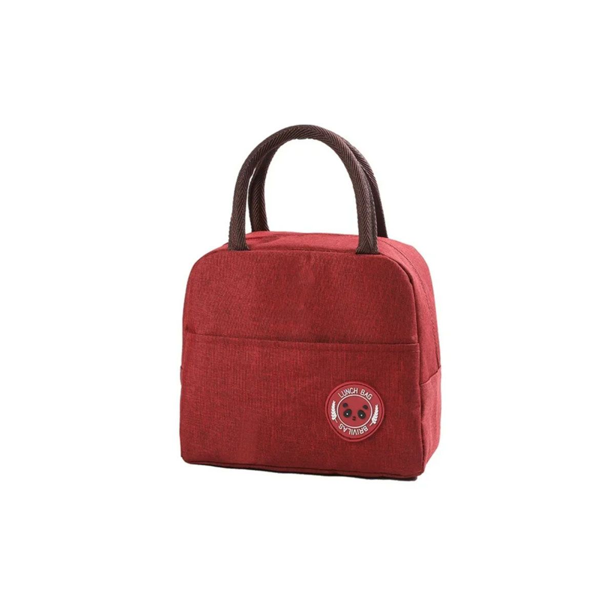 GENERICO - Pack12 Bolsa Termica para Comidas Guinda Y+Regalo Agendita