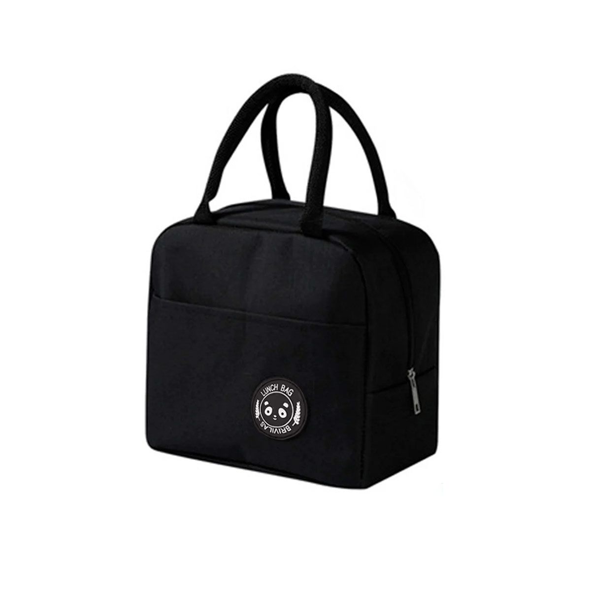 GENERICO - Lonchera con Bolsillo Exterior con Etiqueta Oso Negro