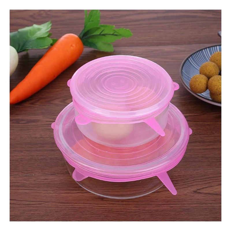 GENERICO - Pack6 Set de 6 Tapas Eficaces en Rosado