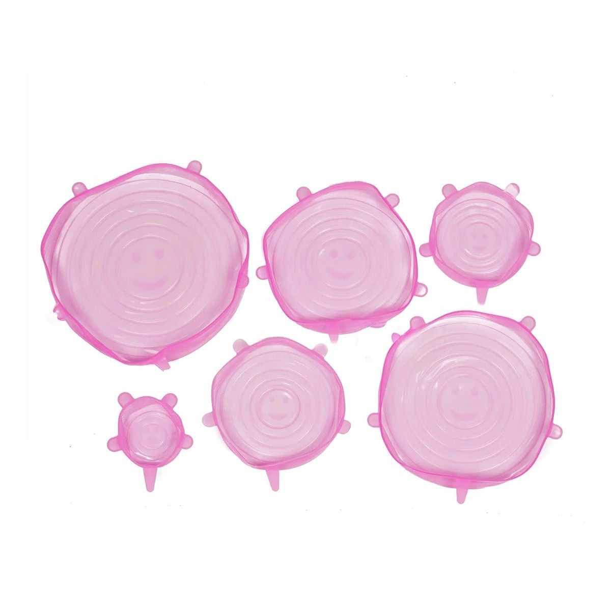 GENERICO - Pack6 Set Cerrador de Tapers Rosado Y+Papel de Regalo