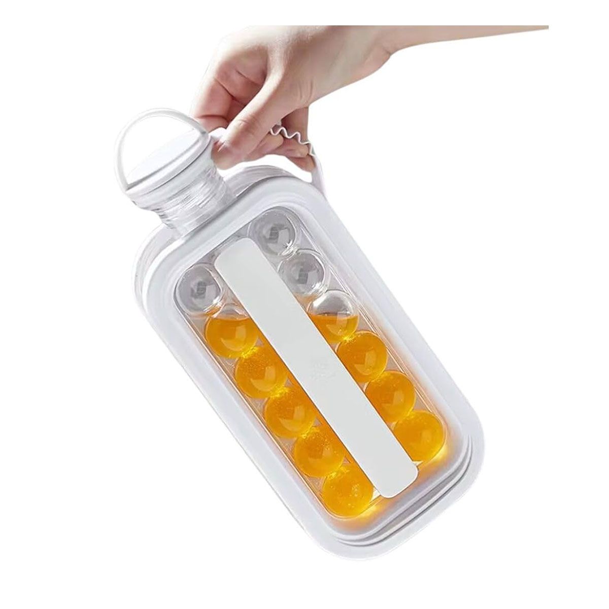 GENERICO - Pack2 Hielera de Botella de Mano en Blanco Y+Regalo Stickers