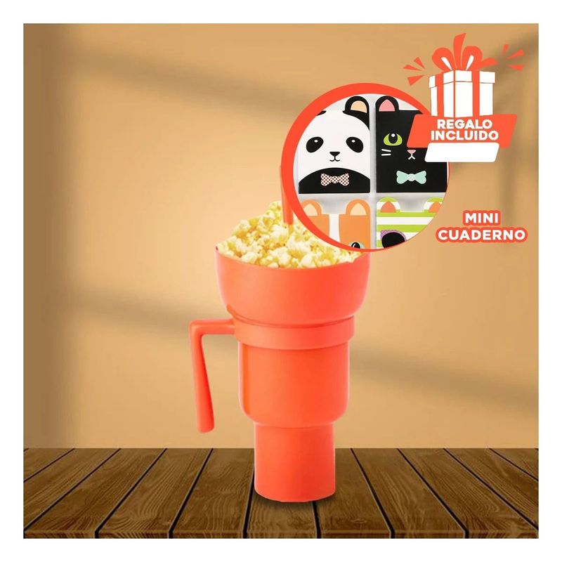 GENERICO - Pack12 Taza Util y Compacta en Naranja Y+Regalo Agendita