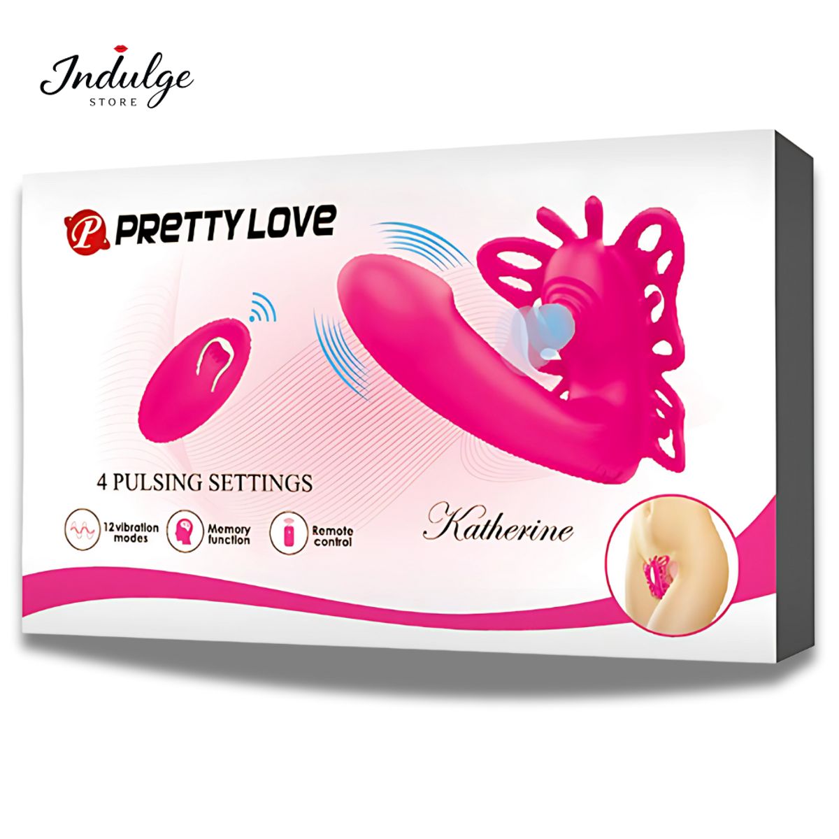 PRETTY LOVE - VIBRADOR SEXUAL KATHERINE PRO VIBRACIONES Y PULSACIONES