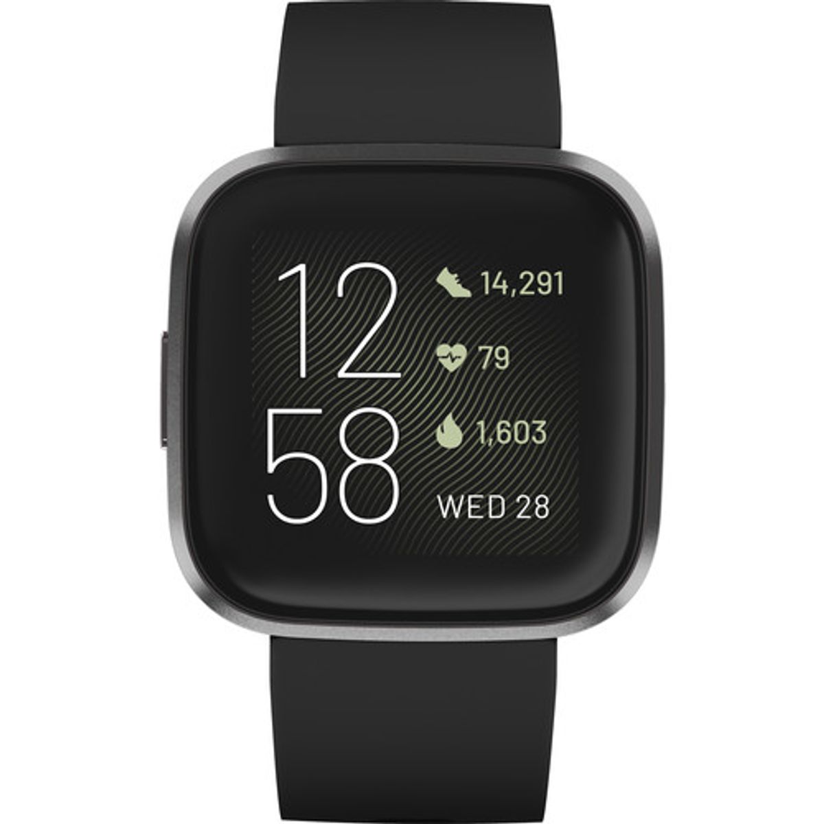 FITBIT - Fitbit Versa 2 Reloj inteligente de salud - Negro