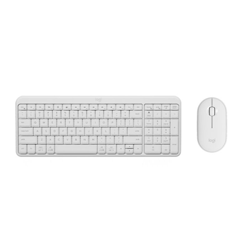 LOGITECH - Teclado Logitech K251 Bluetooth multidispositivo Blanco y Mouse M350