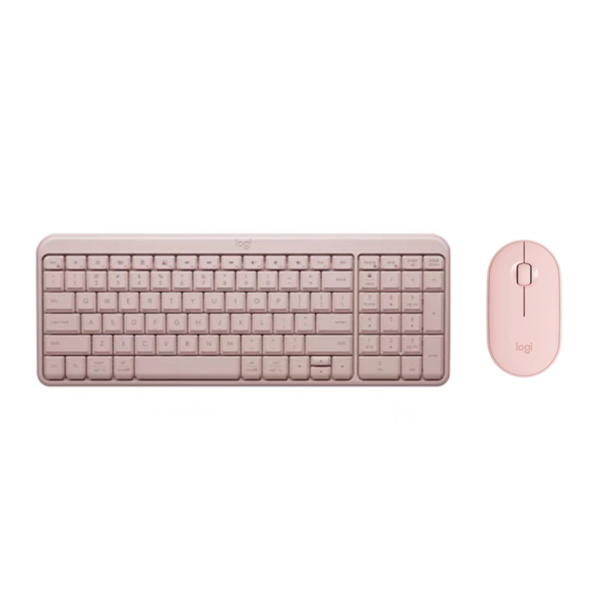LOGITECH - Teclado Logitech K251 Bluetooth multidispositivo Rosa y Mouse M350