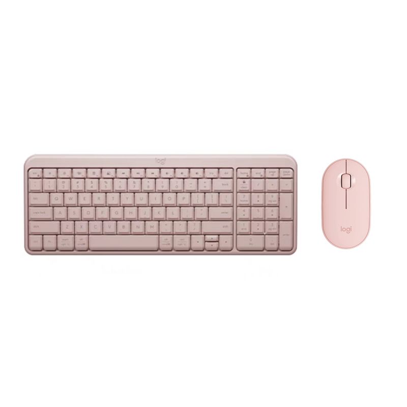 LOGITECH - Teclado Logitech K251 Bluetooth multidispositivo Rosa y Mouse M350