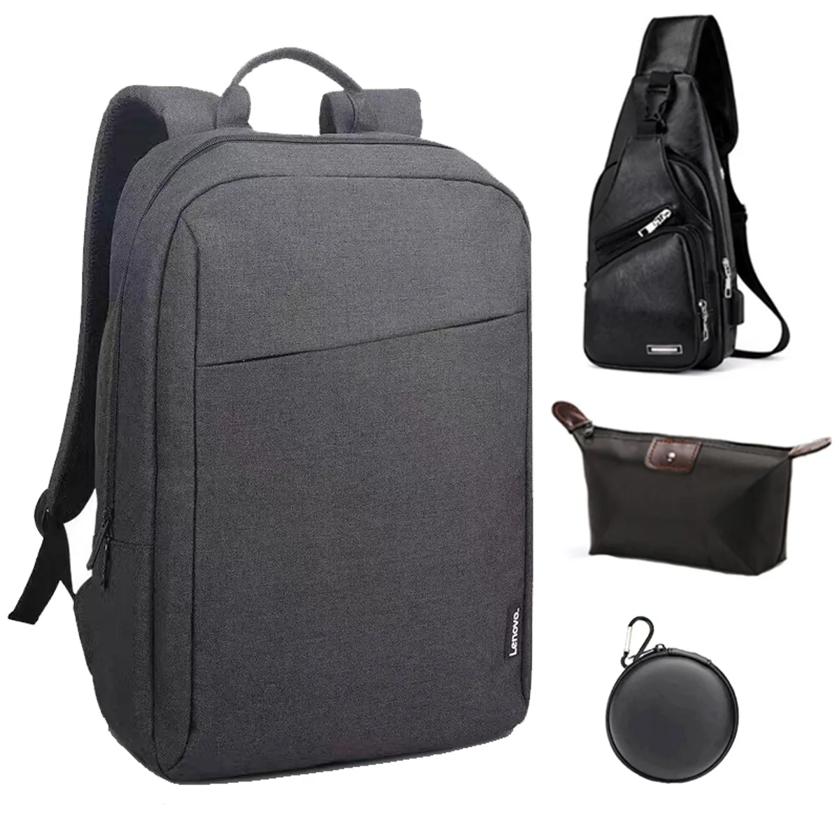 LENOVO - Mochila Lenovo B210 Notebook Impermeable Y 4 en 1 Cartera de viajes