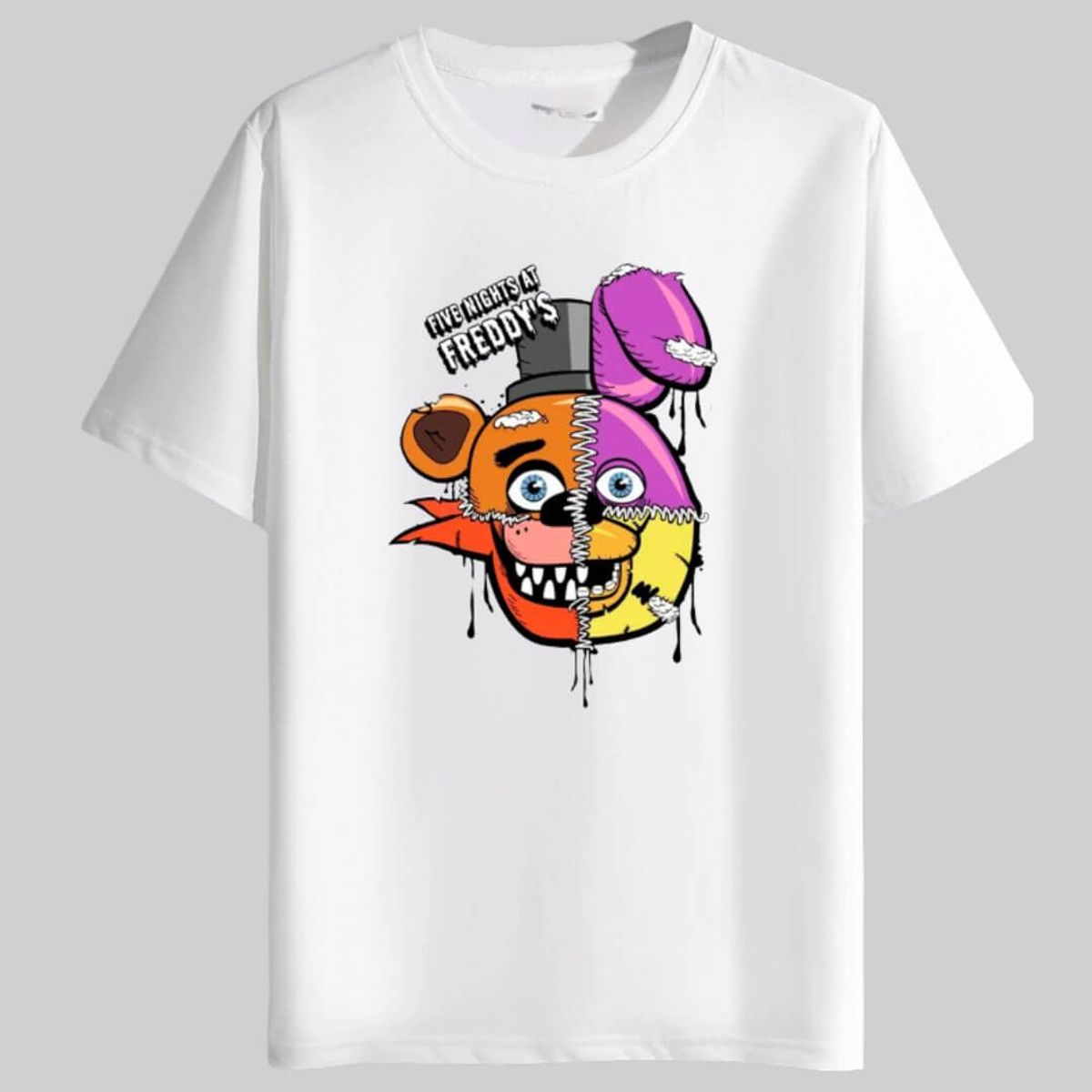 GENERICO - Polo Algodon Five Nights At Freddy FNAF - Talla 6 hasta XL