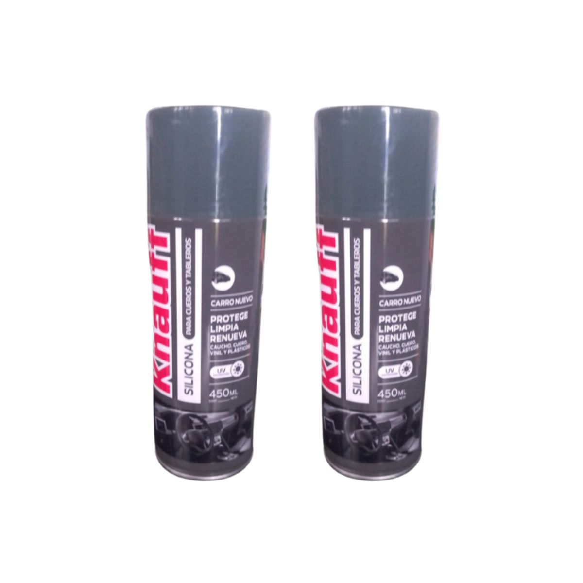 KNAUF - Pack x2  Silicona Cueros Tableros Knauf x 450ml Carro Nuevo