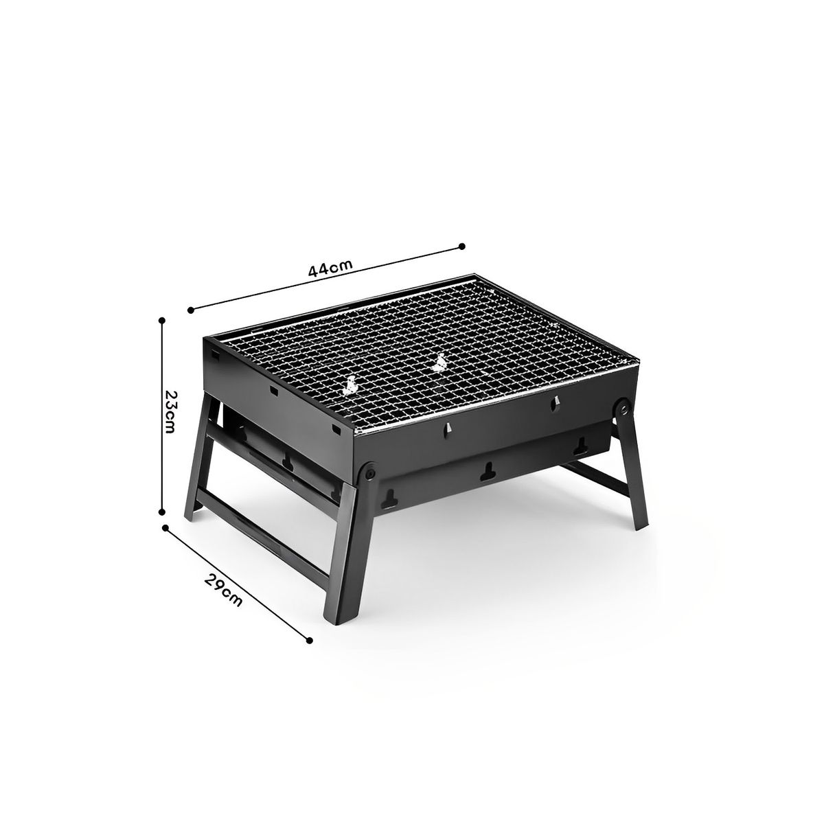 GENERICO - Parrilla parrillera barbacoa plegable