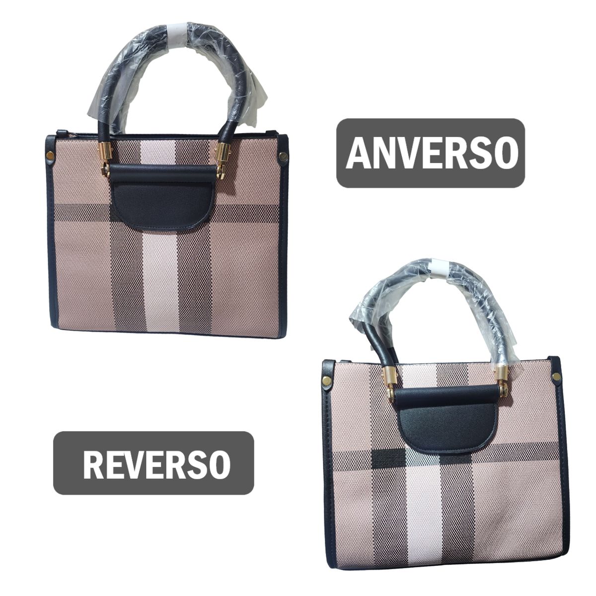 GENERICO - Cartera Bolso de Mano con Correa de Hombro Diseño Casual Elegante