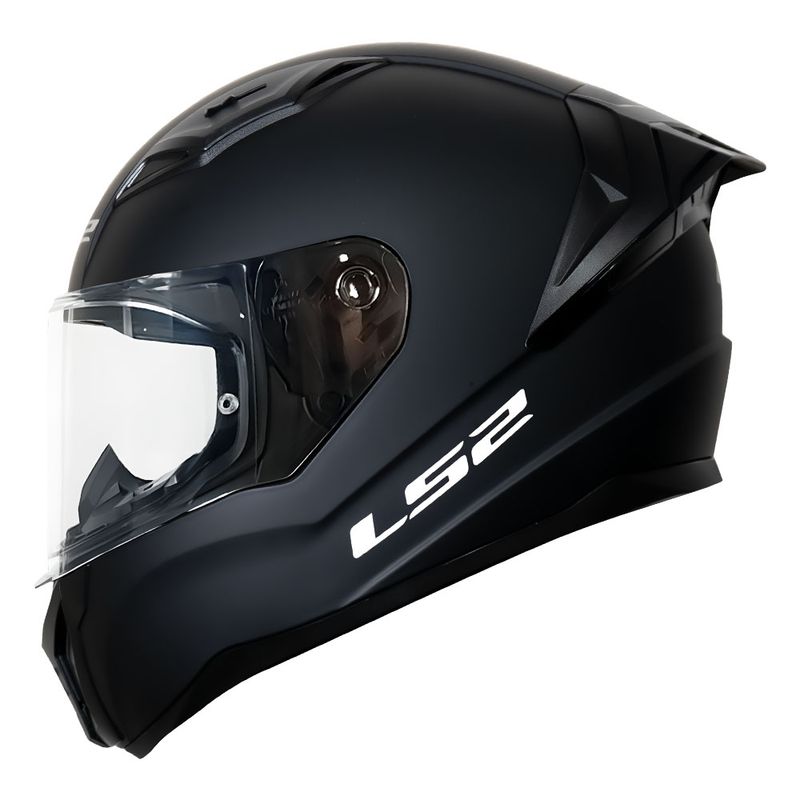LS2 - CASCO LS2 FF810 NEGRO VISOR TRANSPARENTE Y CERT ECER-2206