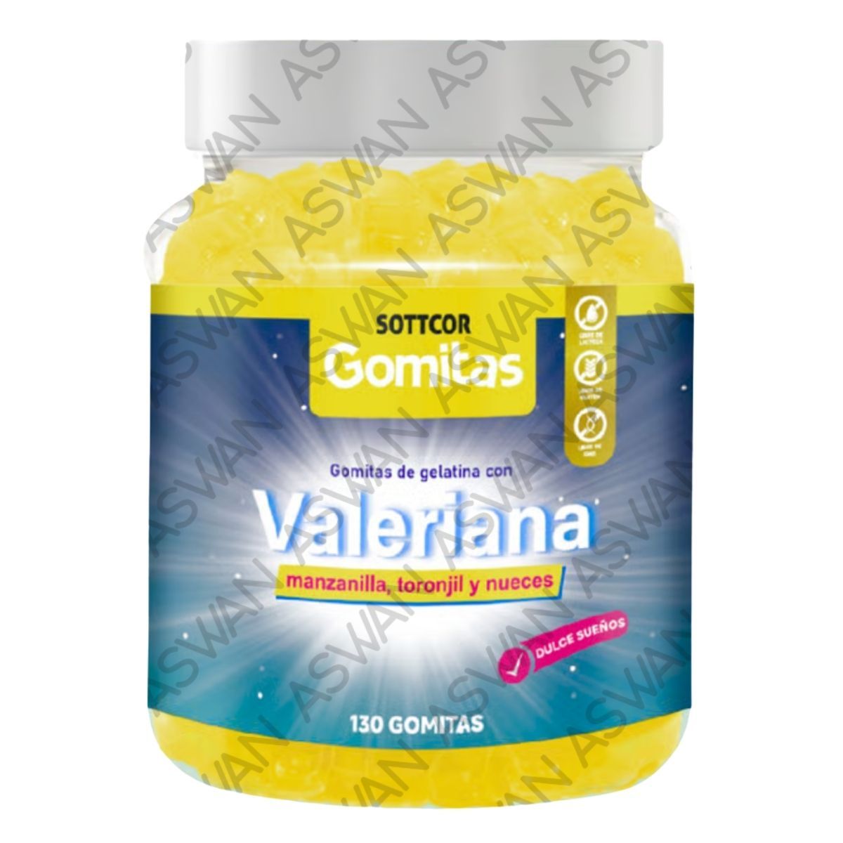 GENERICO - GOMITAS DE VALERIANA PARA ADULTOS 130 UNIDADES SOTTCOR 100GR