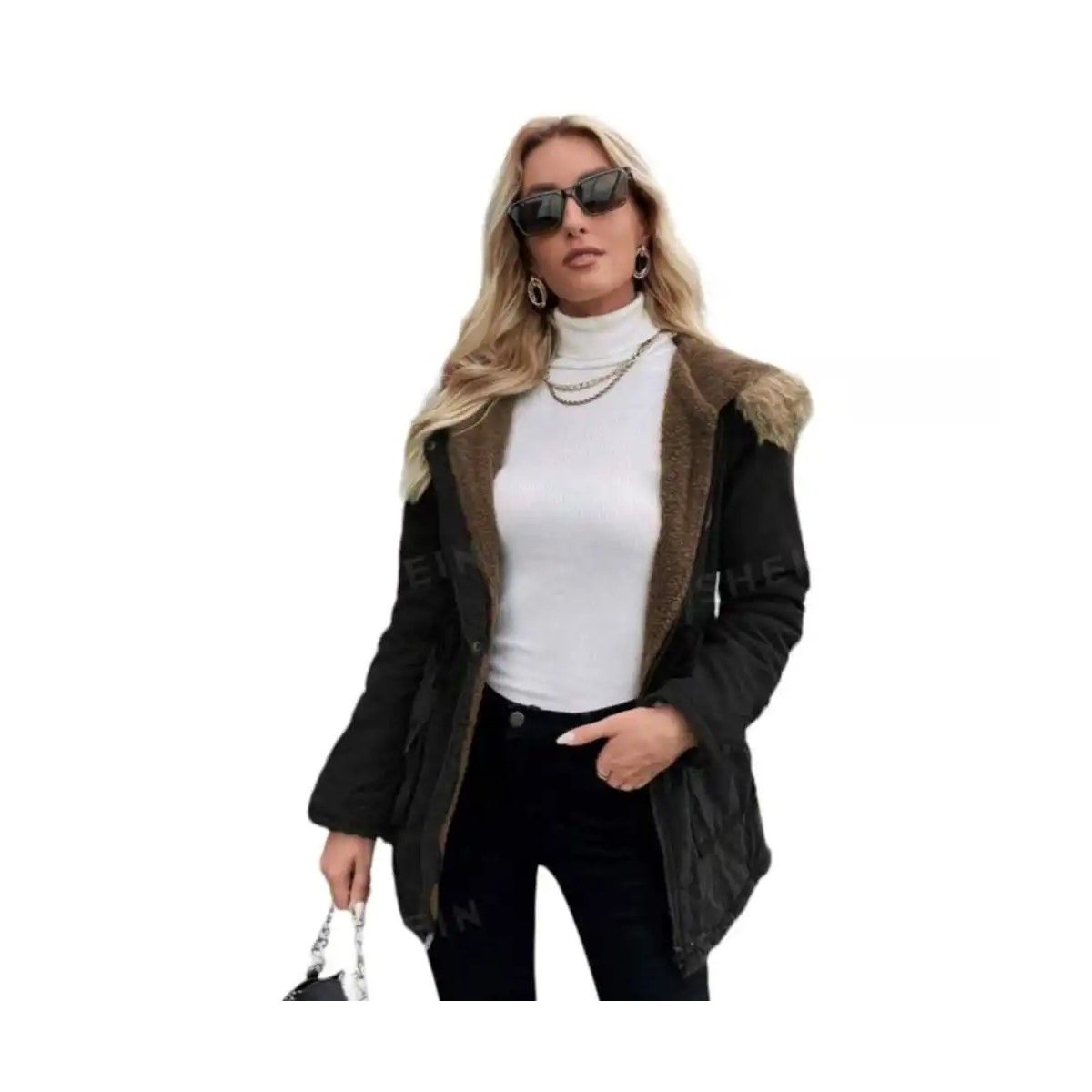 GENERICO - Casaca Parka Abrigo de Invierno para Mujer