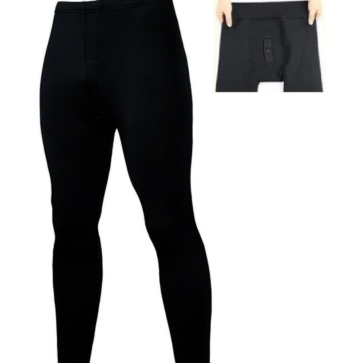 OEM - Pantalon Calentador Hombre Micropolar Invierno Mina Talla SM