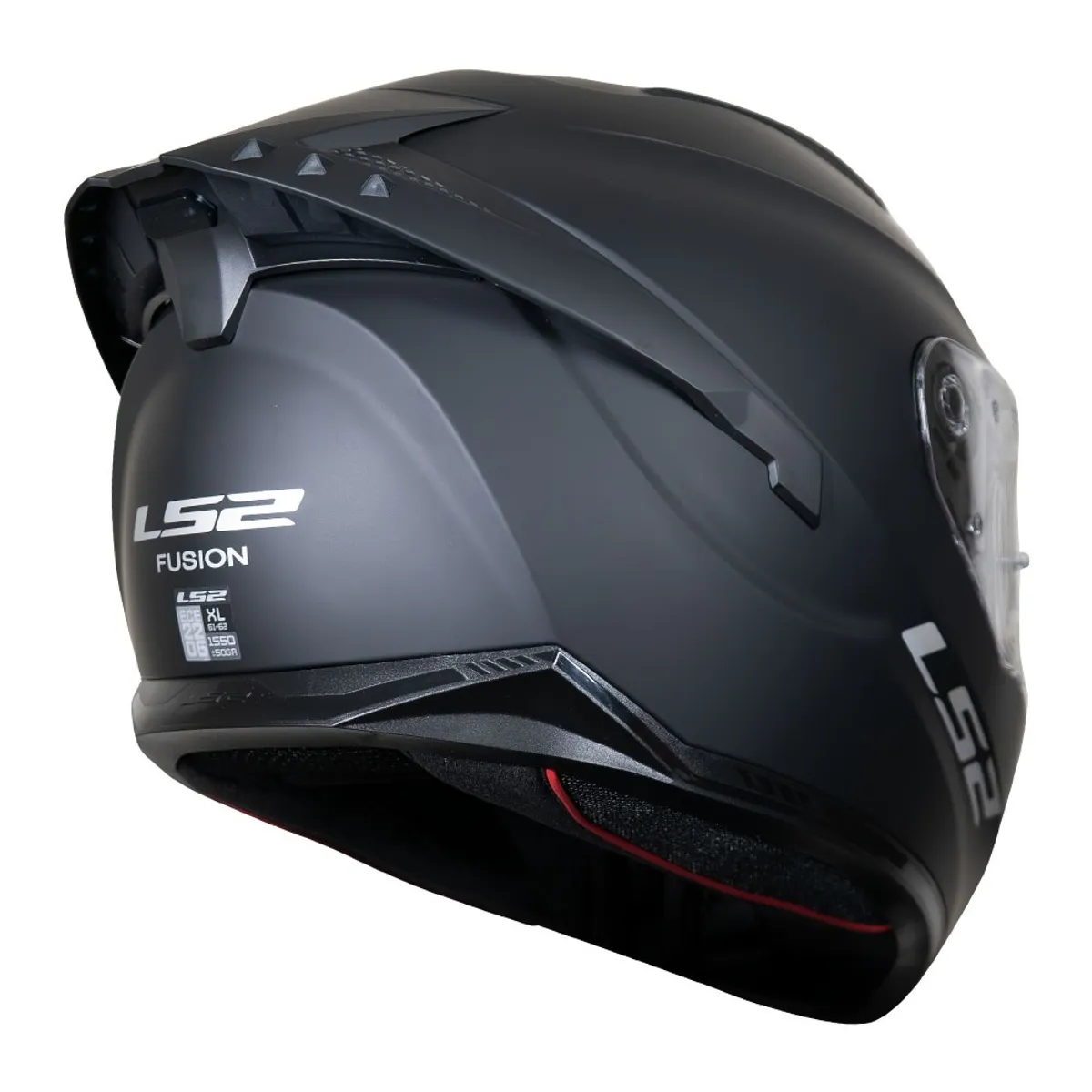 LS2 - CASCO MOT LS2 NEGRO FF806 VISOR TRANSPARENTE CERT ECER-2206