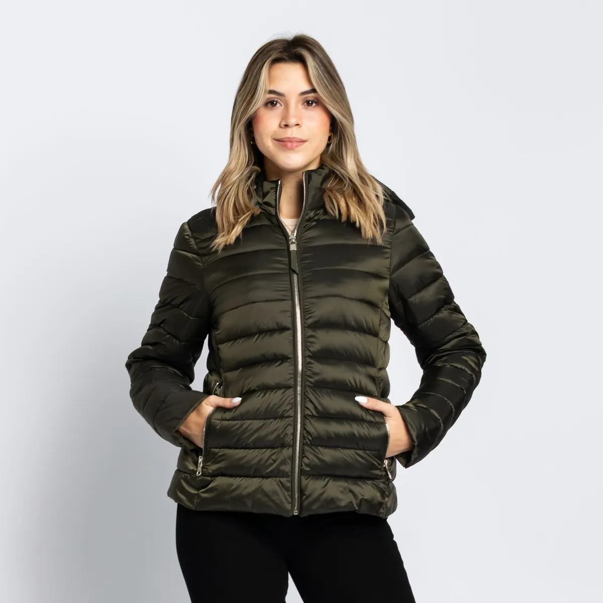 PARADA 111 - CASACA C CAPUCHA MODA MUJER PARADA111 ANGIE